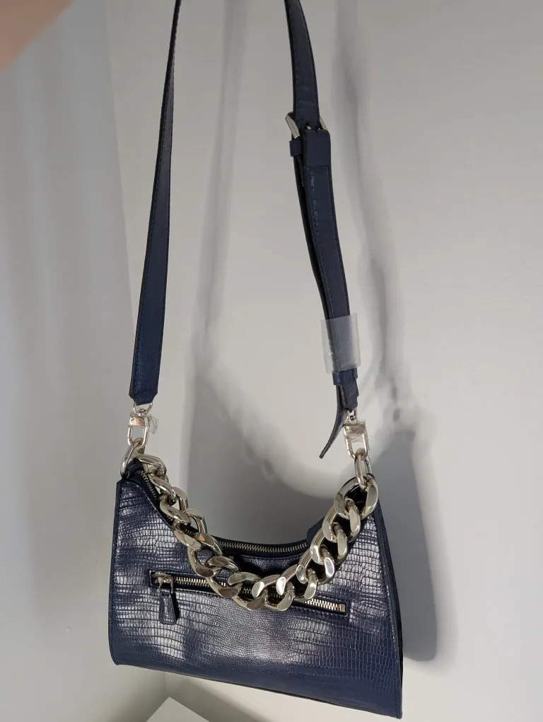 Guess Blue Chain Shoulder Bag image indicator(4)