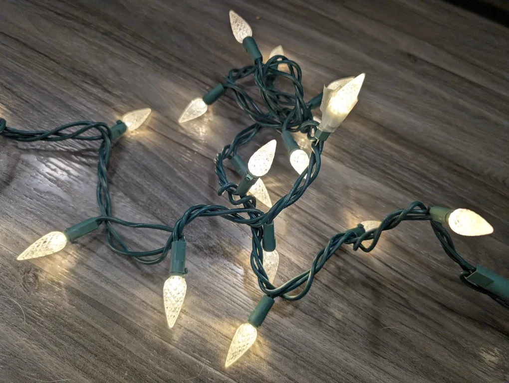 Led bright white Christmas lights $5 each or two for $8