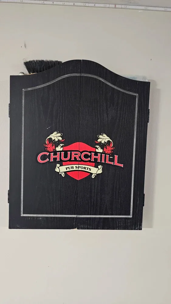Churchill Pub Sports Dartboard Cabinet