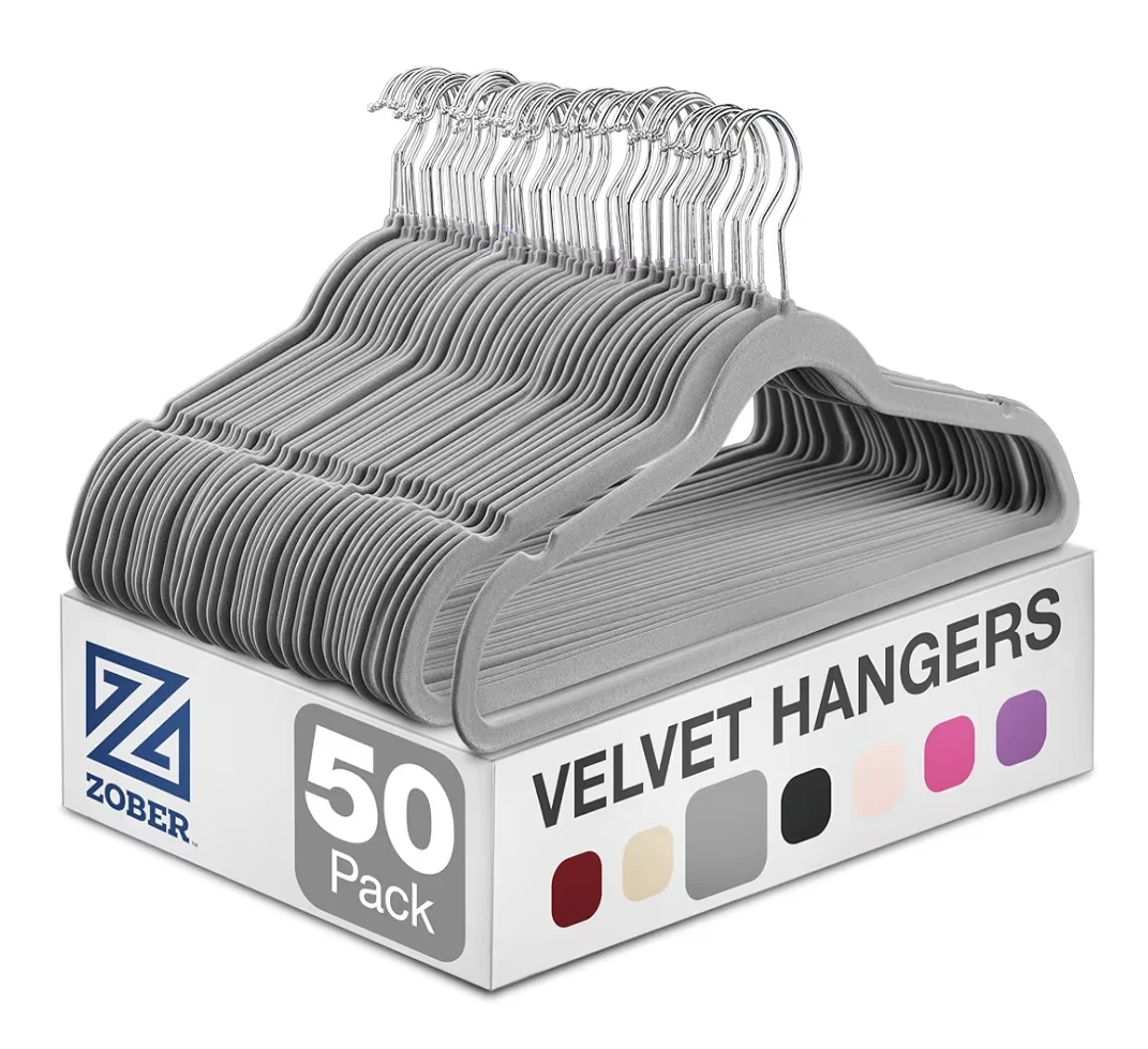 Zober Velvet Hangers - 100 Pack - photo 3