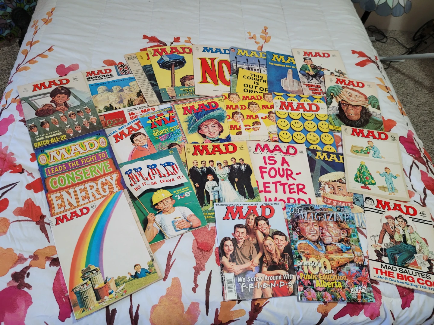 Lot of Vintage MAD Magazines