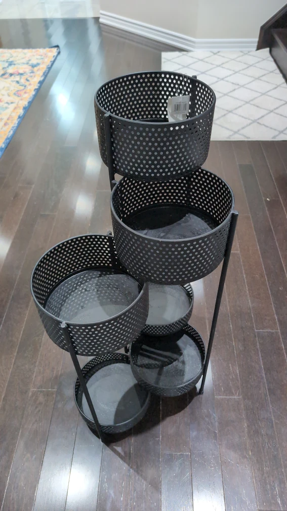 Black Metal 5-Tiered Stand - photo 2