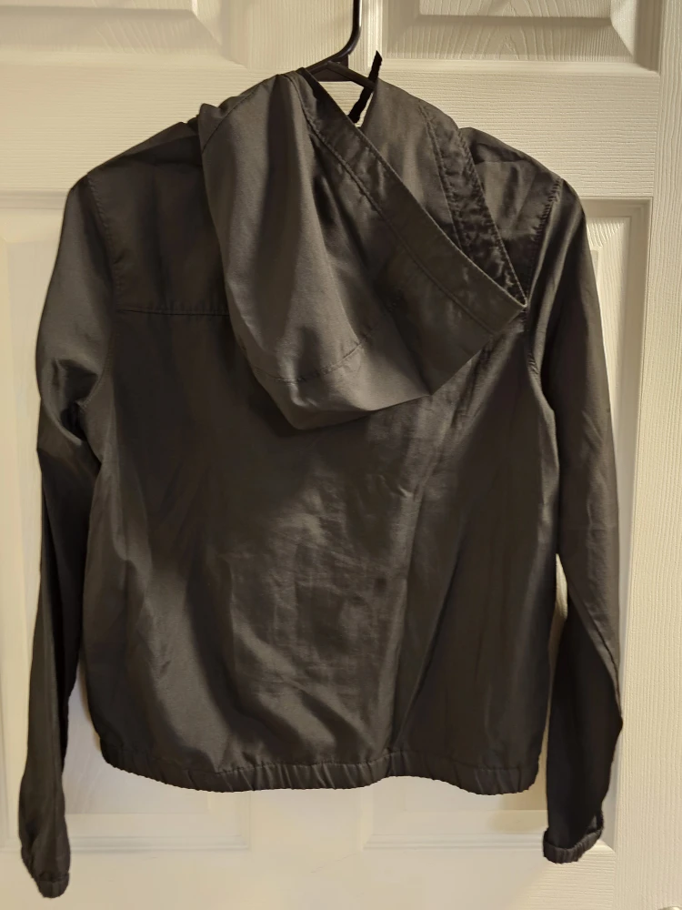 Abercrombie Kids Black Hooded Jacket - Size M (12) - photo 2