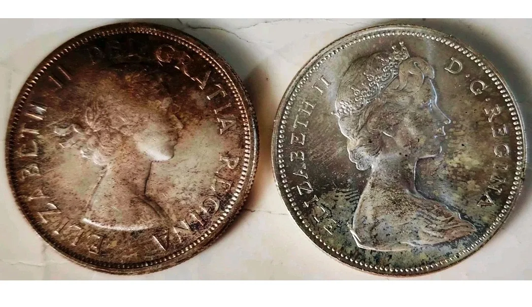 Vintage Canadian Silver Dollars for image indicator(2)