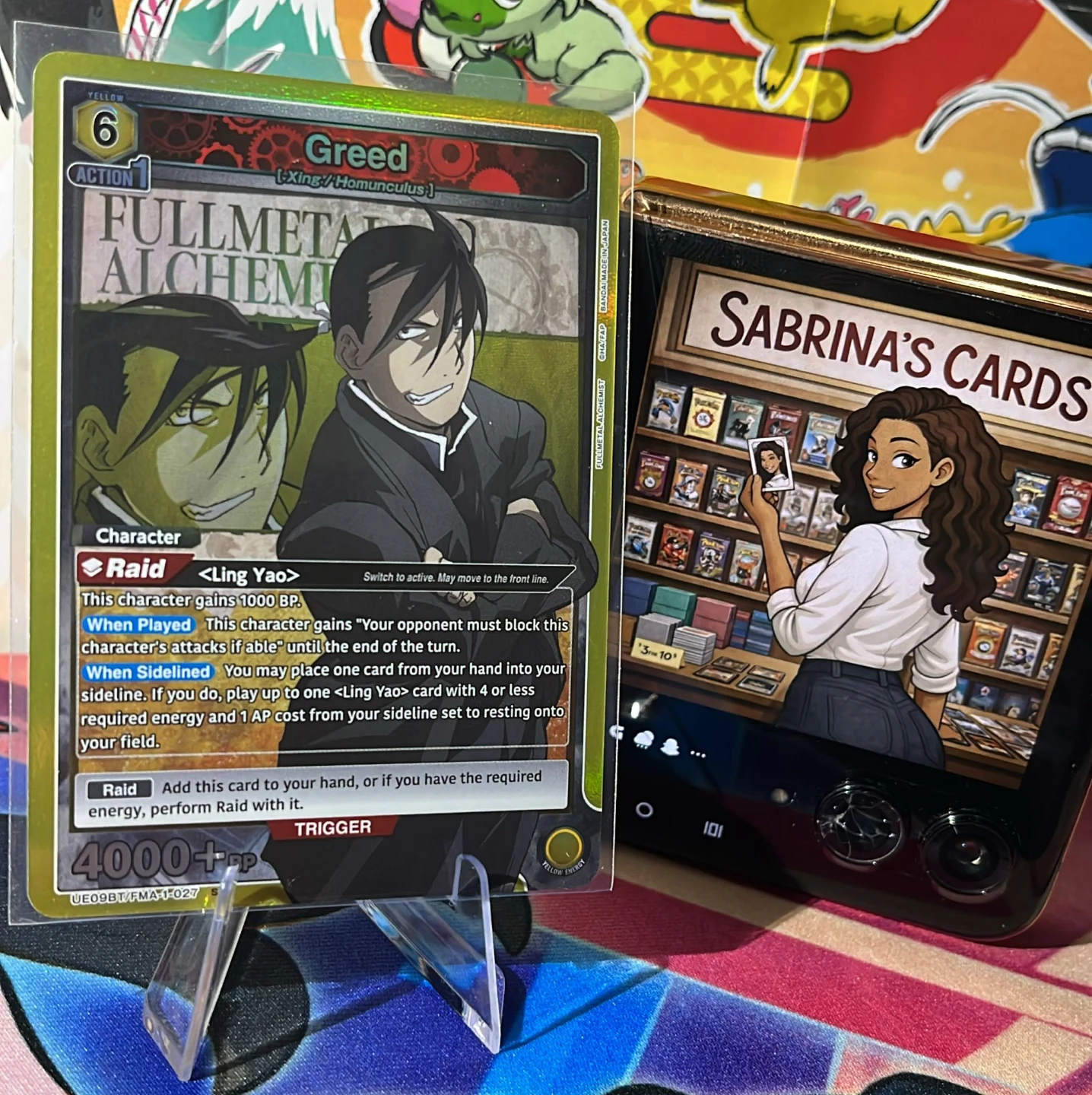 Fullmetal Alchemist (Greed) Trading Card