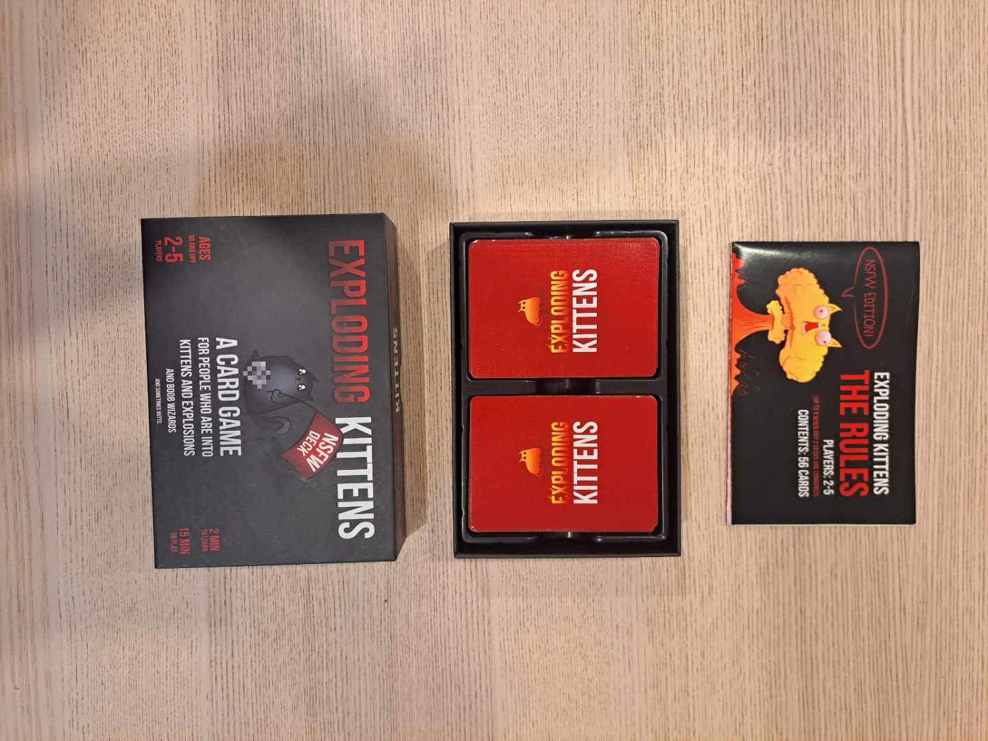 Exploding Kittens NSFW Edition Card Game