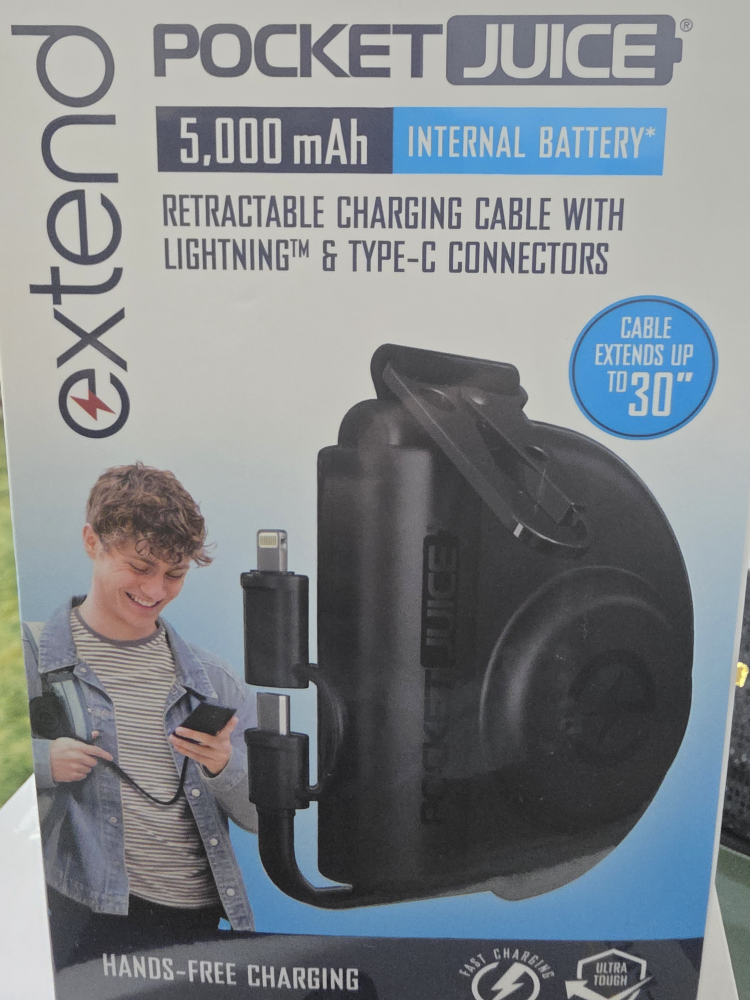 Extend Pocket Juice 5000 mAh Charger - New