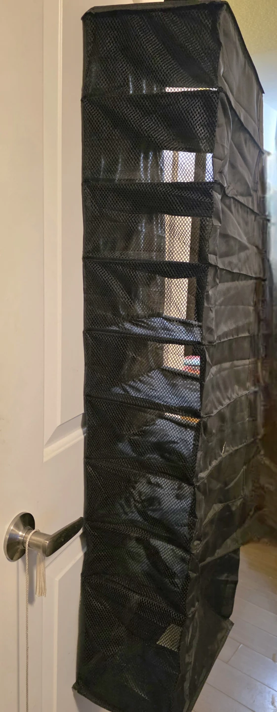 Hanging Closet Organizer - Black - photo 3