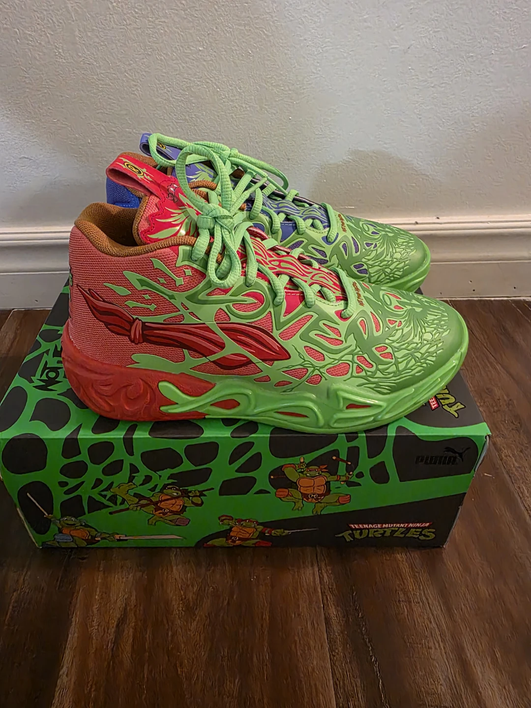 Puma LaMelo Ball MB.03 TMNT Junior Size 4.5 - photo 5