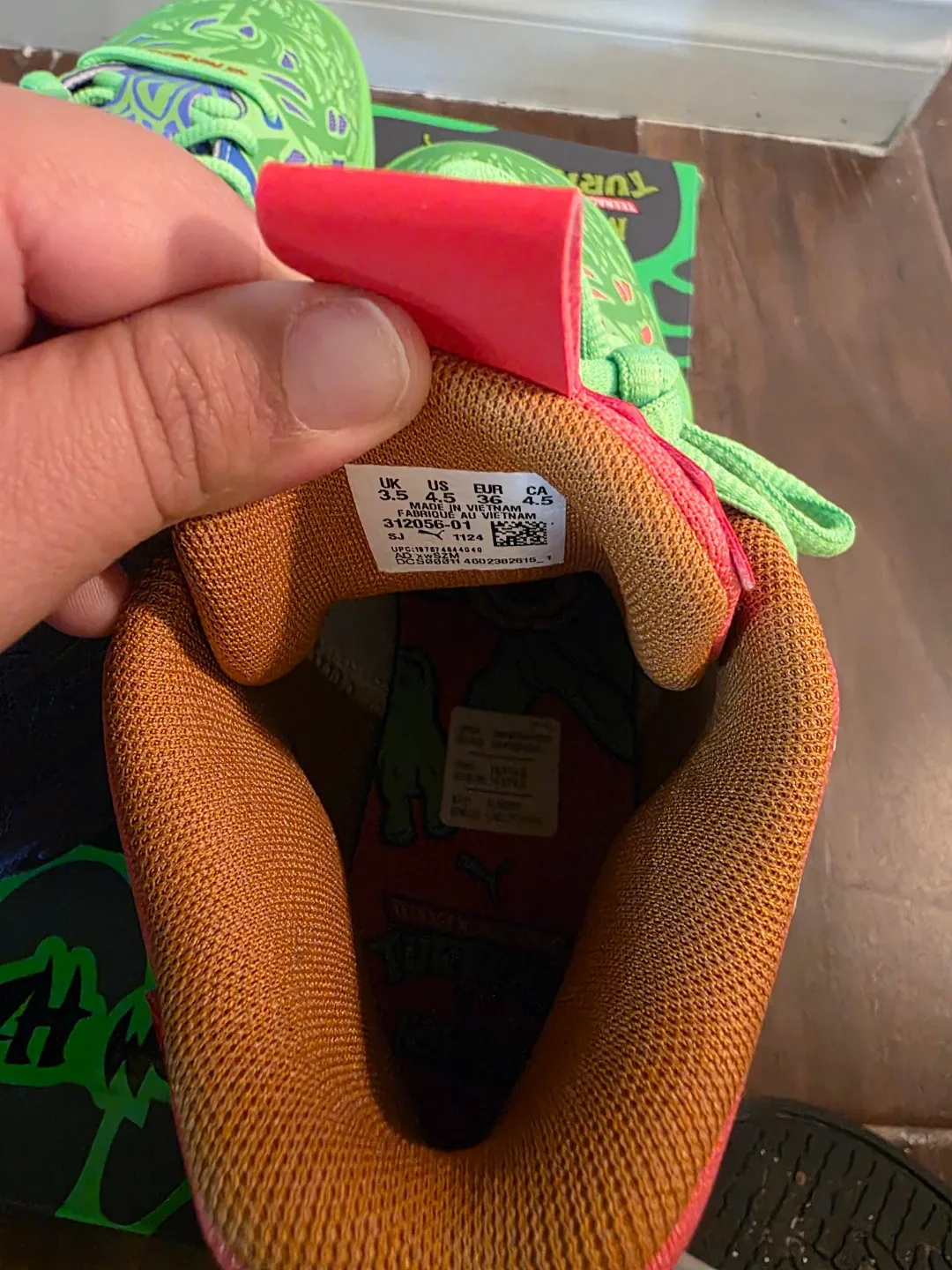 Puma LaMelo Ball MB.03 TMNT Junior Size 4.5 image indicator(7)