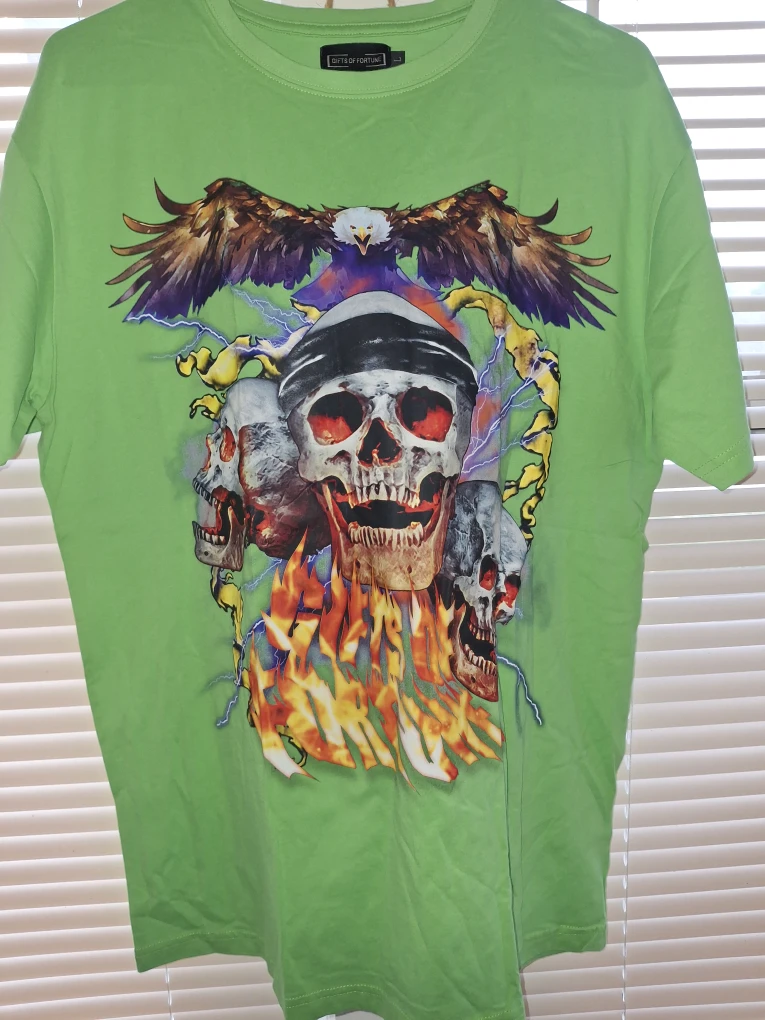Gifts Of Fortune Green Graphic Tee - Size L