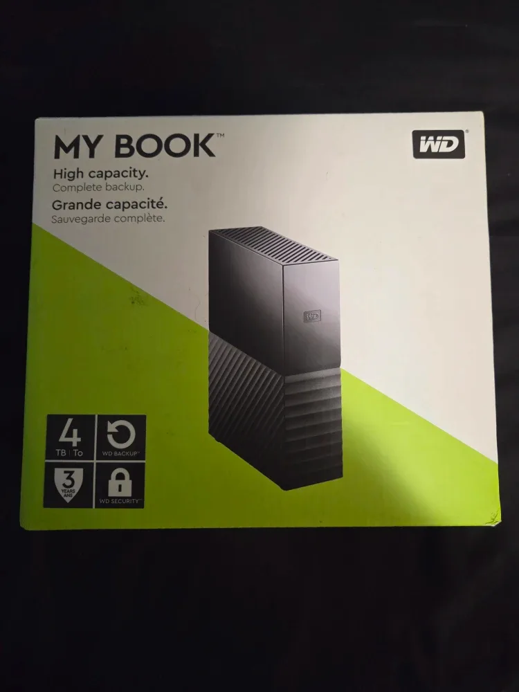 WD My Book 4TB External Hard Drive - Backup