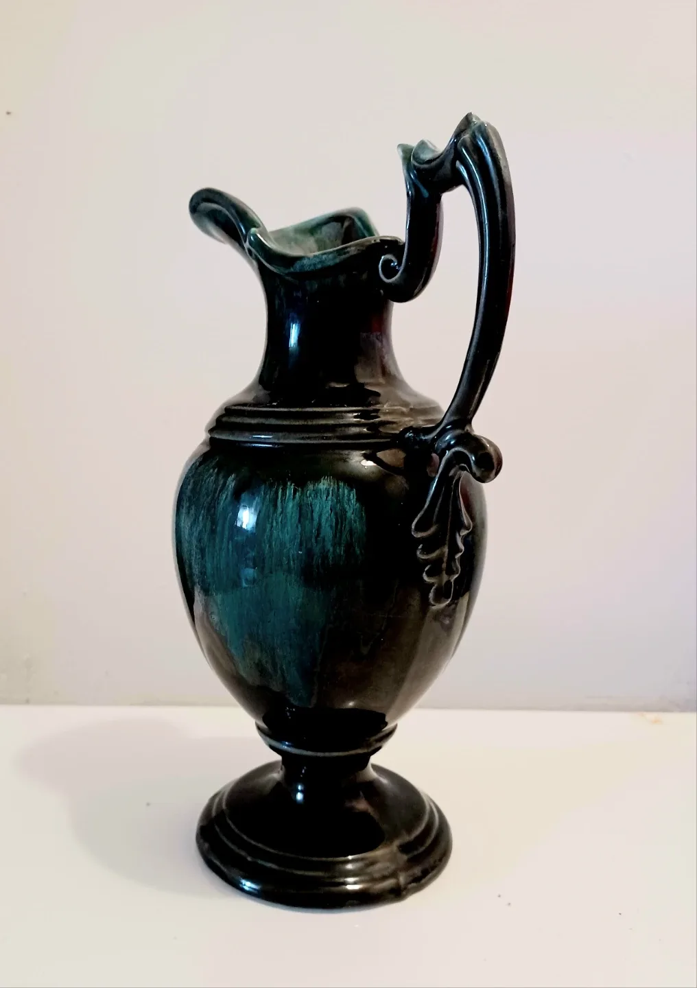 Vtg. BMP Art Deco Pottery Pitcher