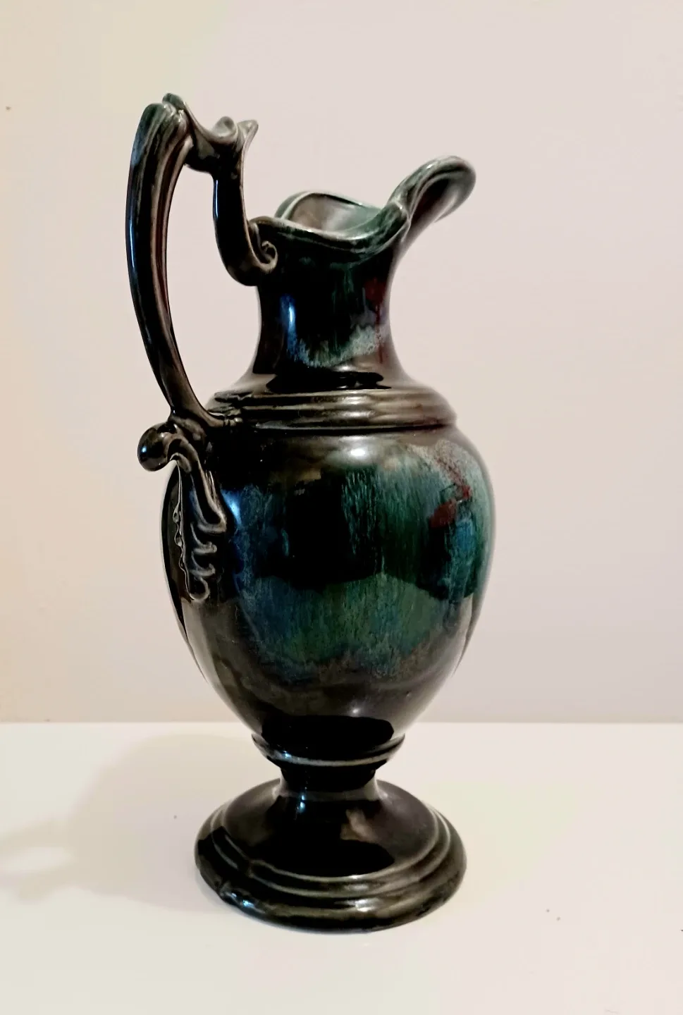 Vtg. BMP Art Deco Pottery Pitcher image indicator(2)