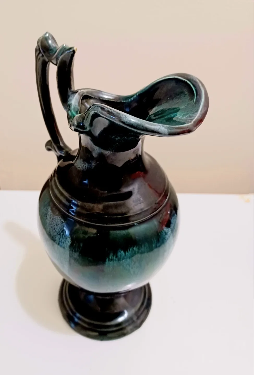 Vtg. BMP Art Deco Pottery Pitcher image indicator(3)