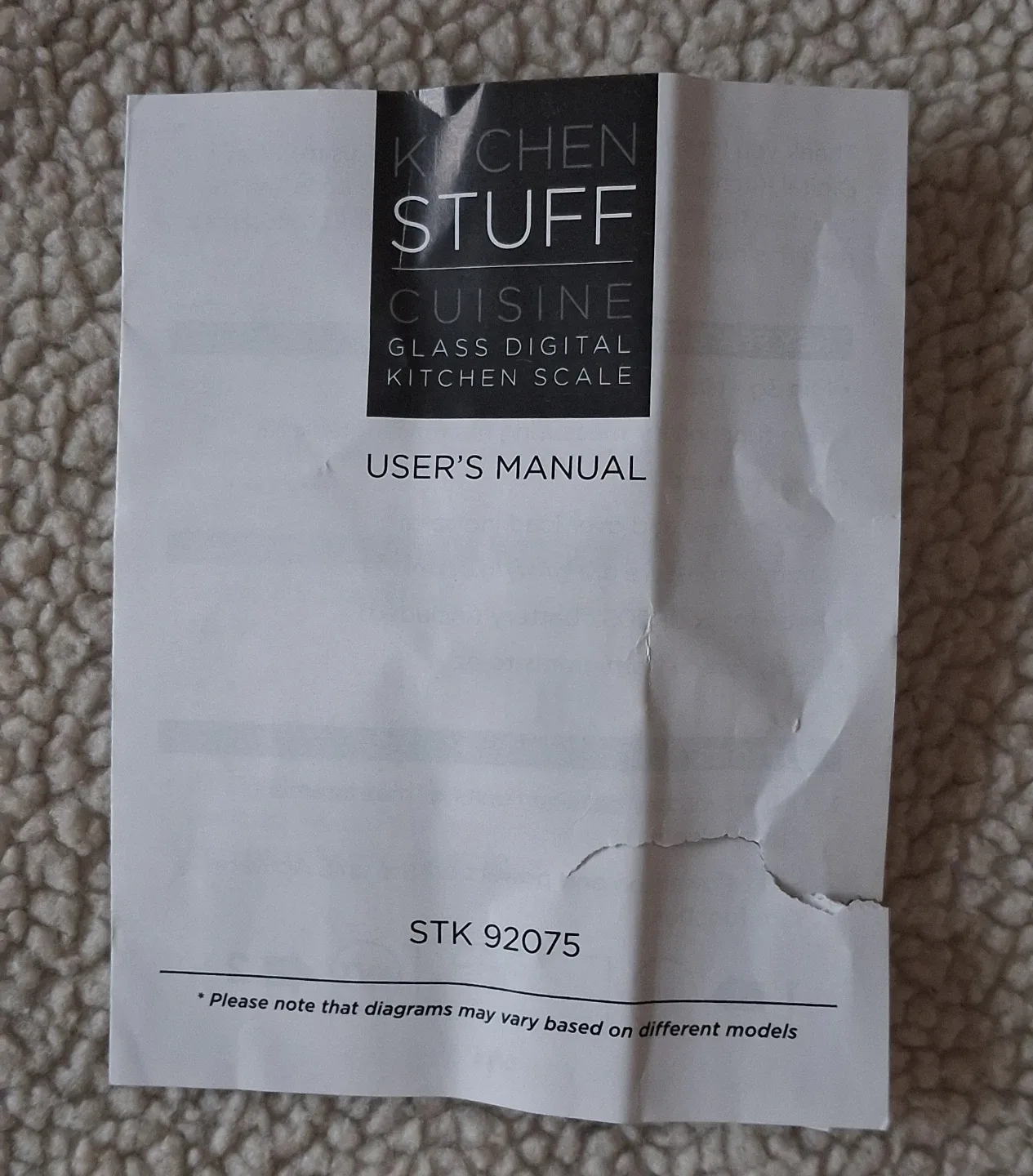 Cleanout Kitchen Stuff Cuisine Glass Digital Kitchen Scale - NEW image indicator(4)