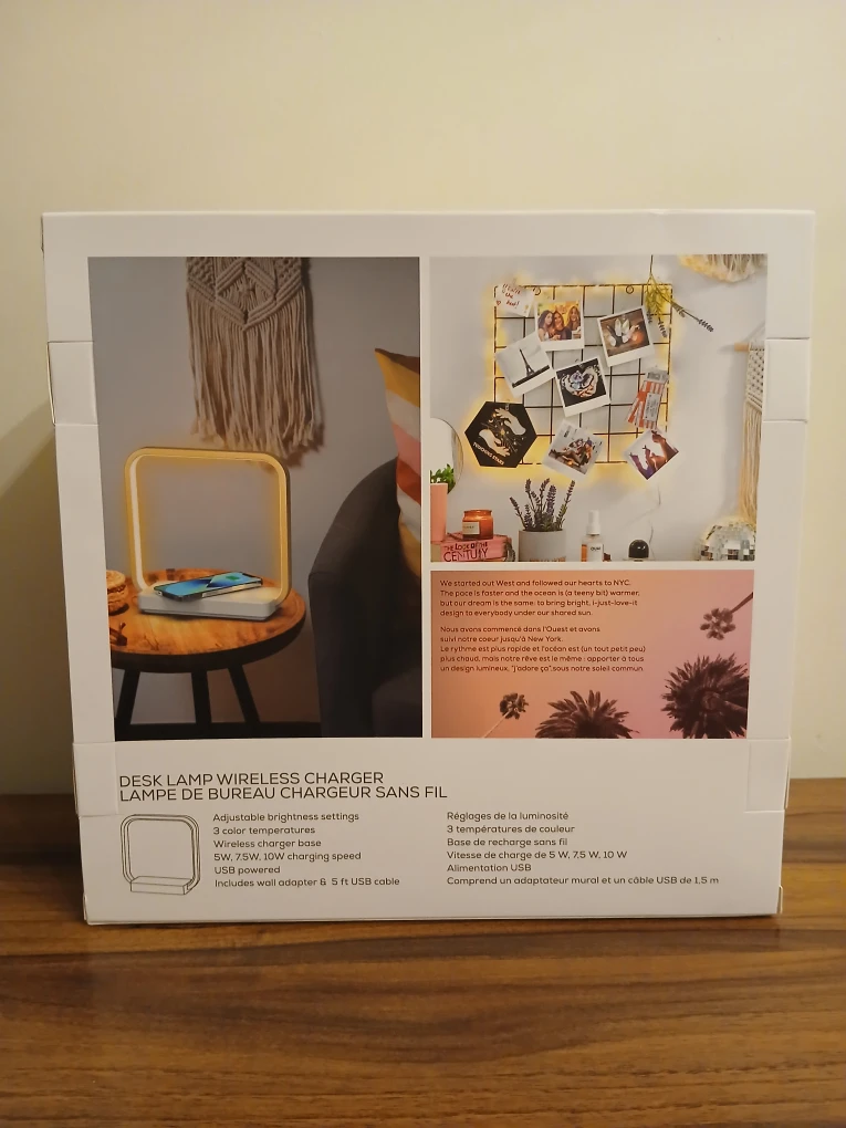 New West & Arrow Desk Lamp Wireless Charger - photo 2
