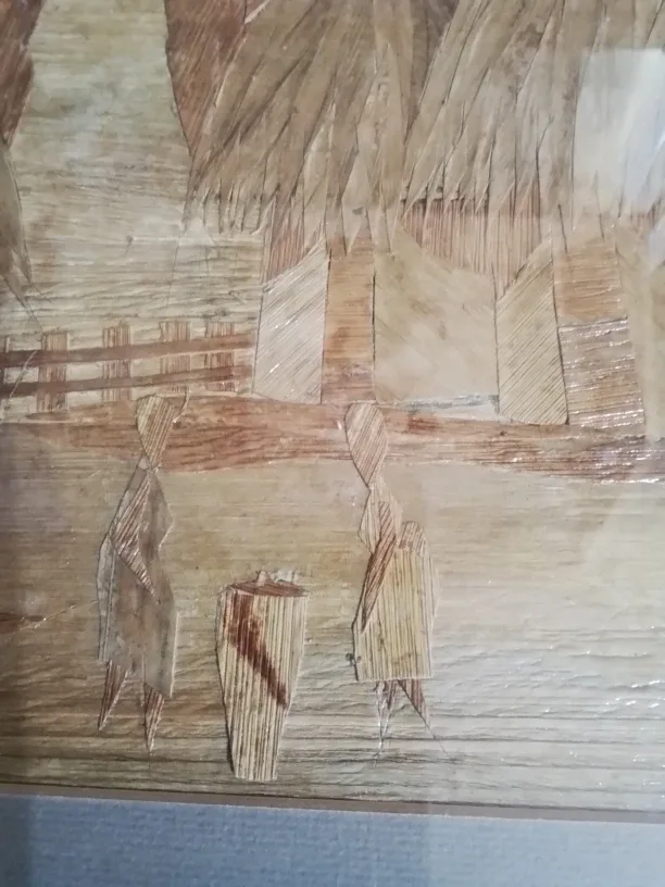 Framed Corn Husk Art 13.75x15.75" image indicator(7)