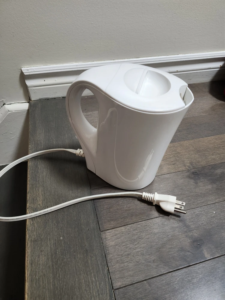 White electric water boiler