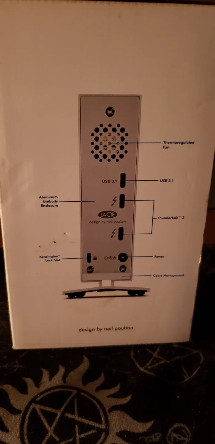 LaCie d2 Thunderbolt 3 8TB External Hard Drive