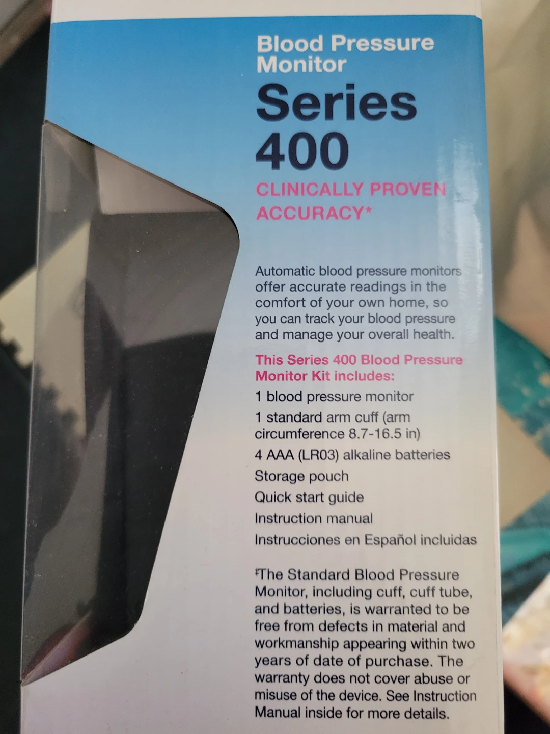 New CVS Health Series 400 Blood Pressure Monitor - photo 4