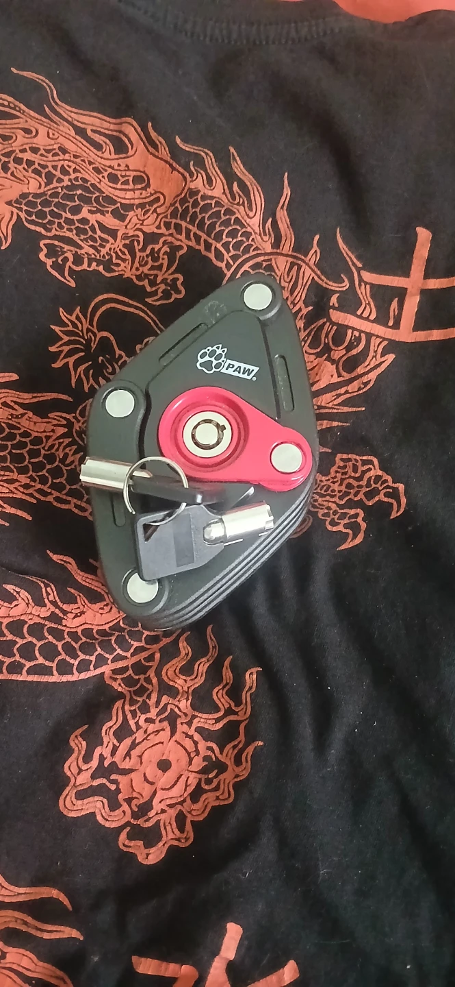 PAW Folding Lock with Keys
