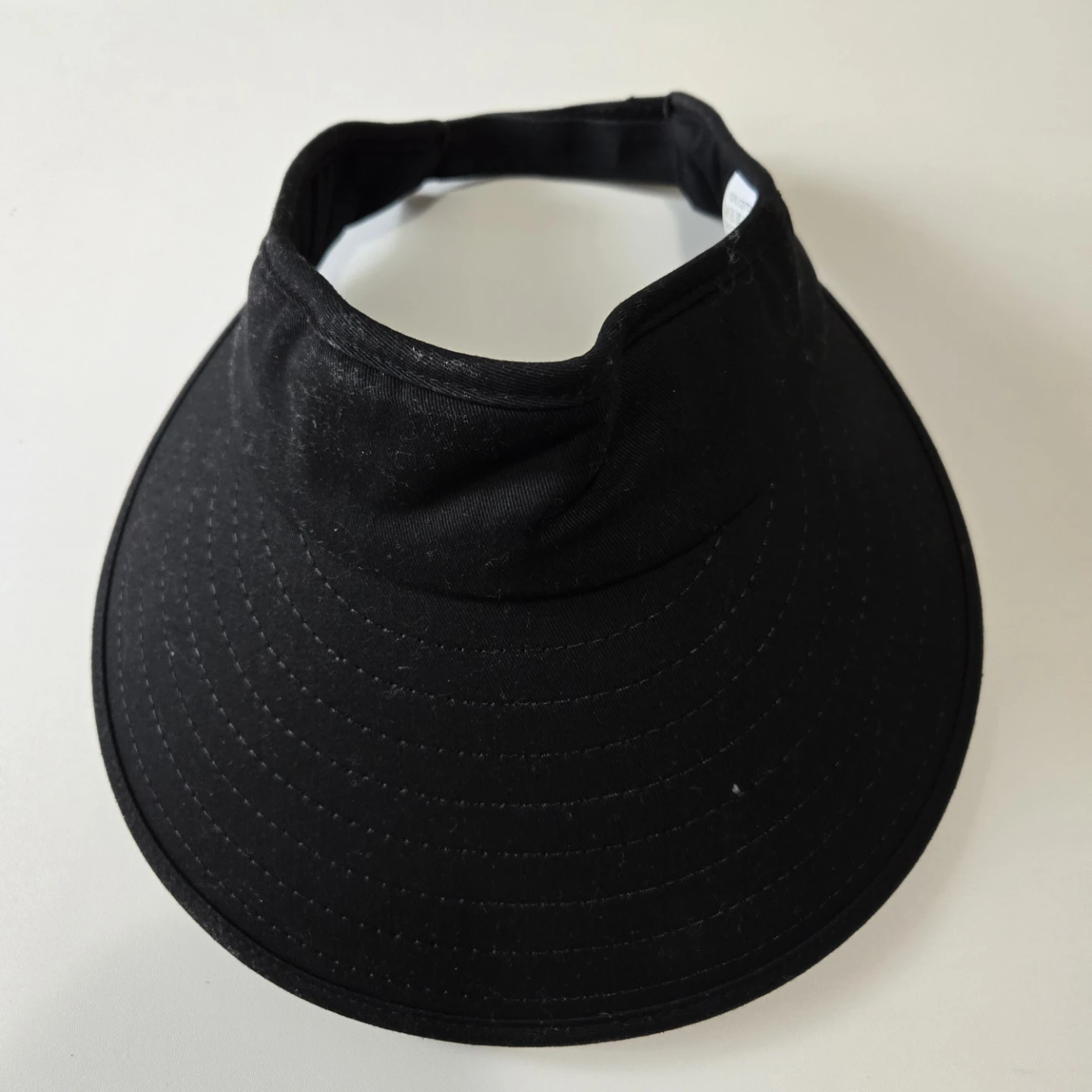 Black Cotton Visor