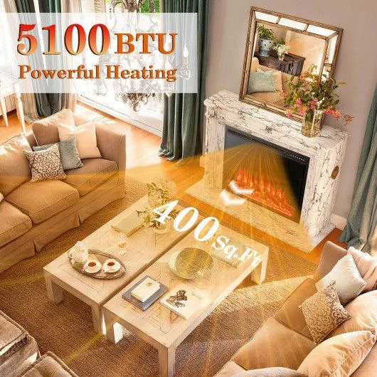 Costway FP10190 34" Electric Fireplace - photo 3