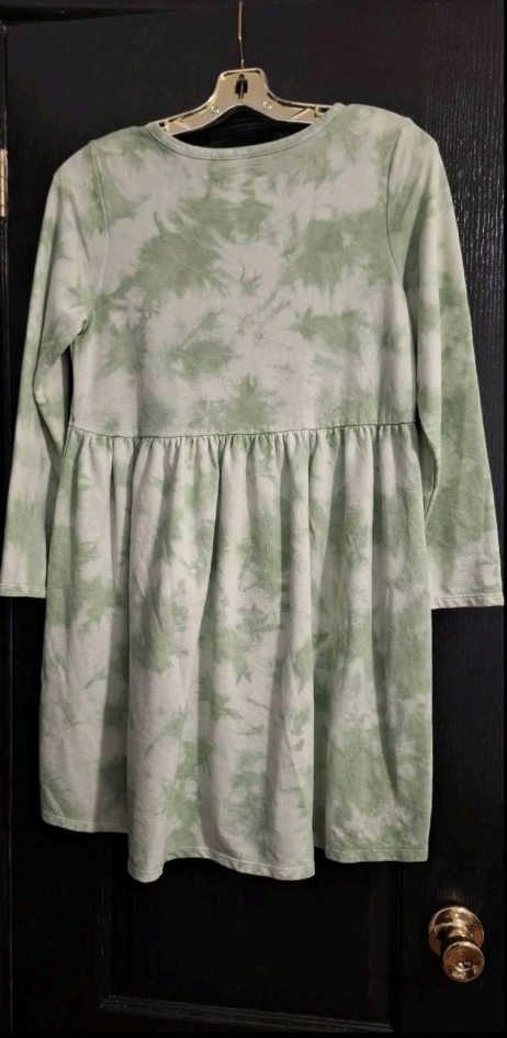 Cat & Jack Girls' Tie-Dye Dress - Size L (10/12) - photo 2