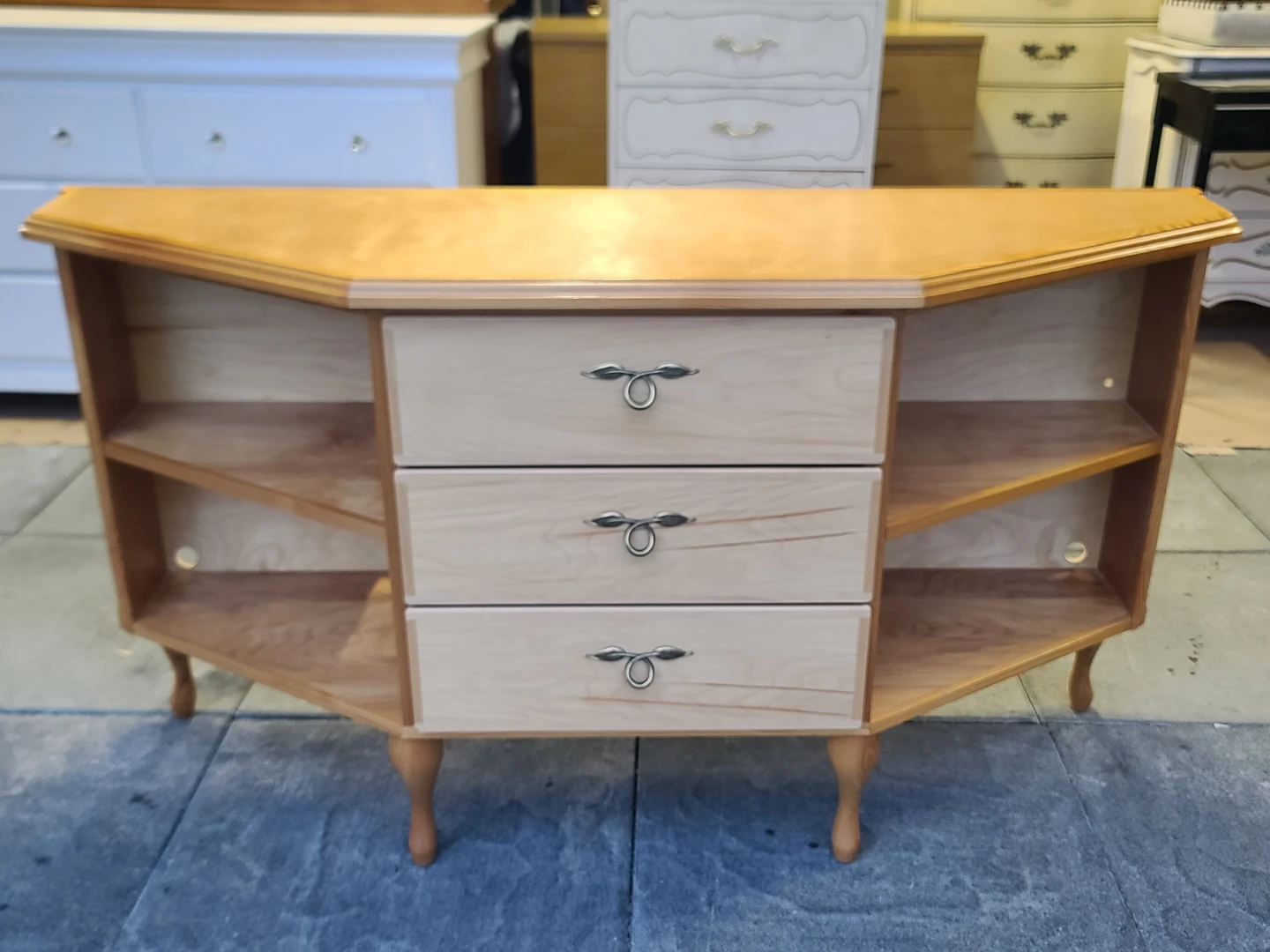 Mid-Century Style Wood Sideboard / Media Console