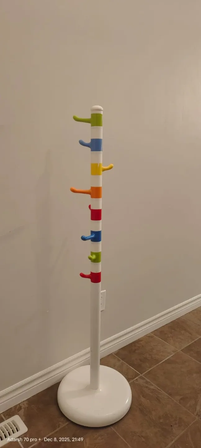 IKEA VINTAGE standing Coat Rack Stand for $50