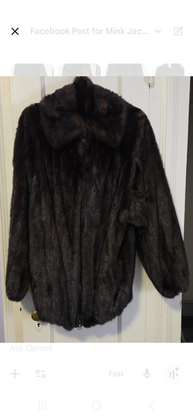 Dark Brown Mink Fur Jacket - photo 4