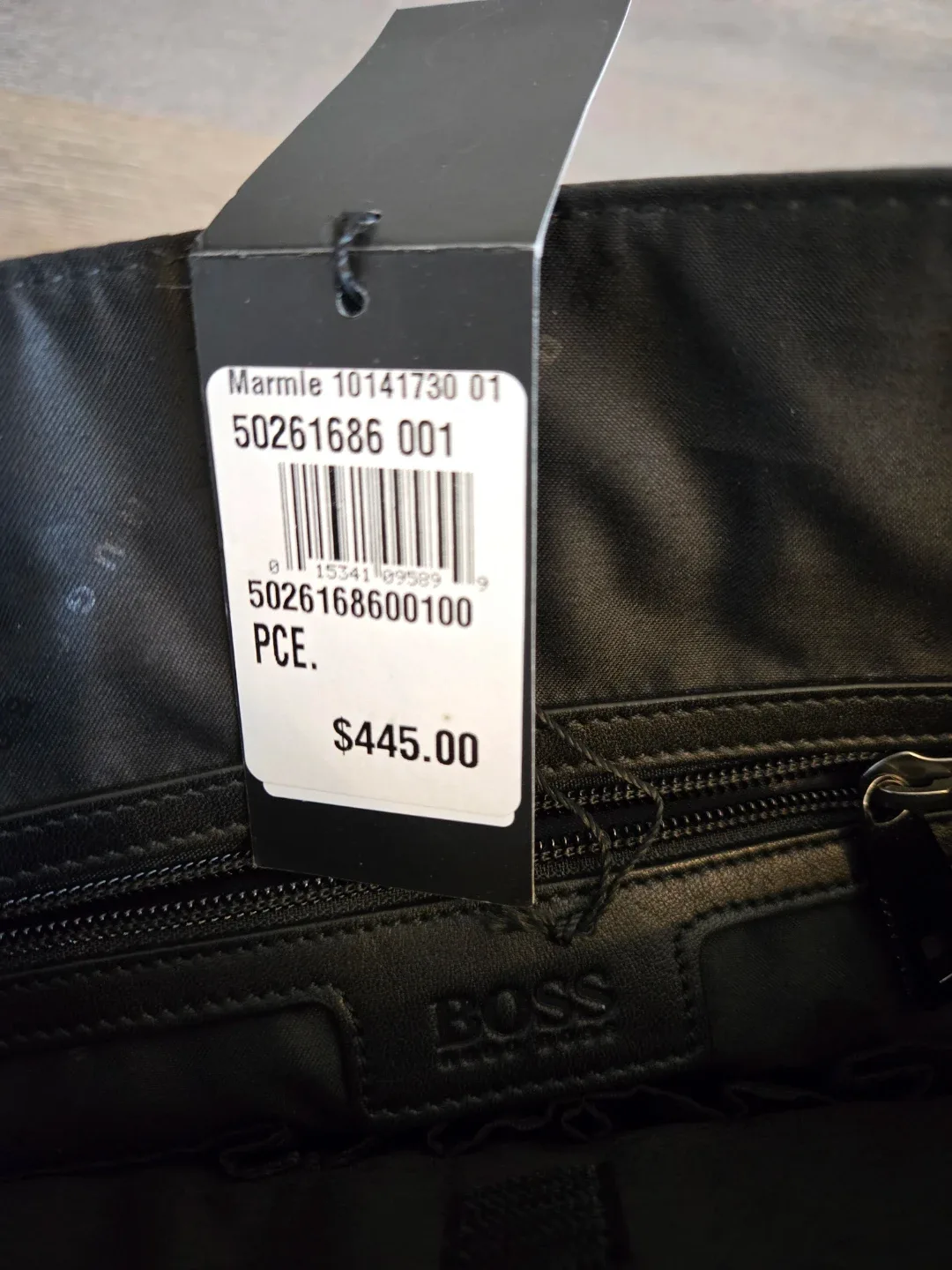 Hugo Boss Black Leather Messenger Bag image indicator(5)