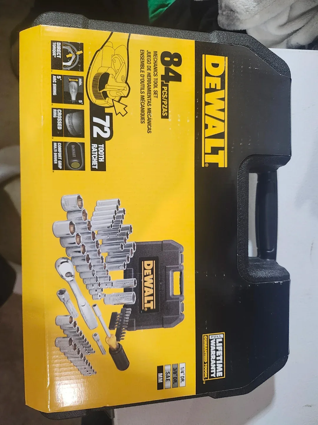Dewalt 84-Piece Mechanics Tool Set