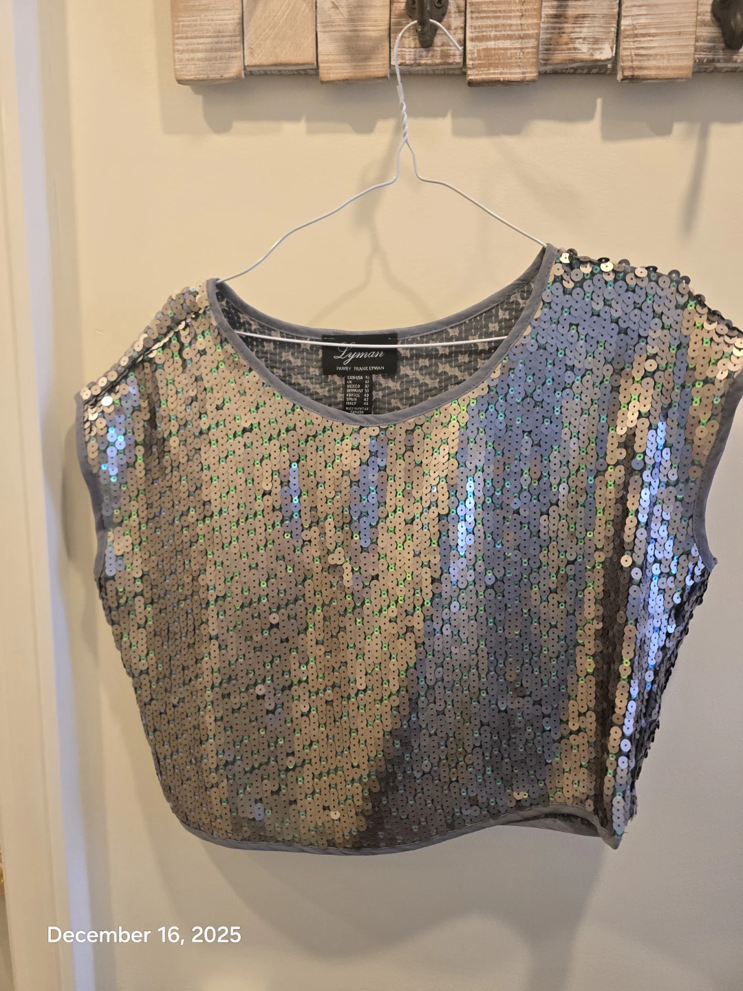 Lyman Sequin Top - Size 12 - photo 4