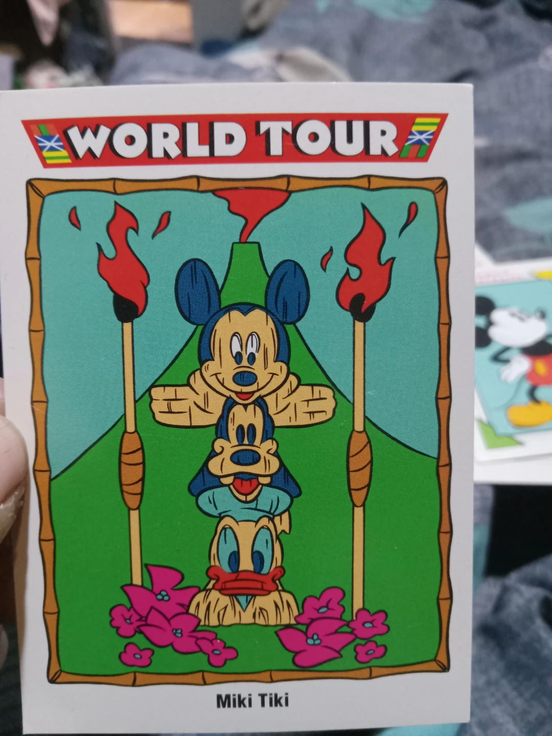 Vintage Disney Mickey's World Tour Fun Guide Card - photo 3