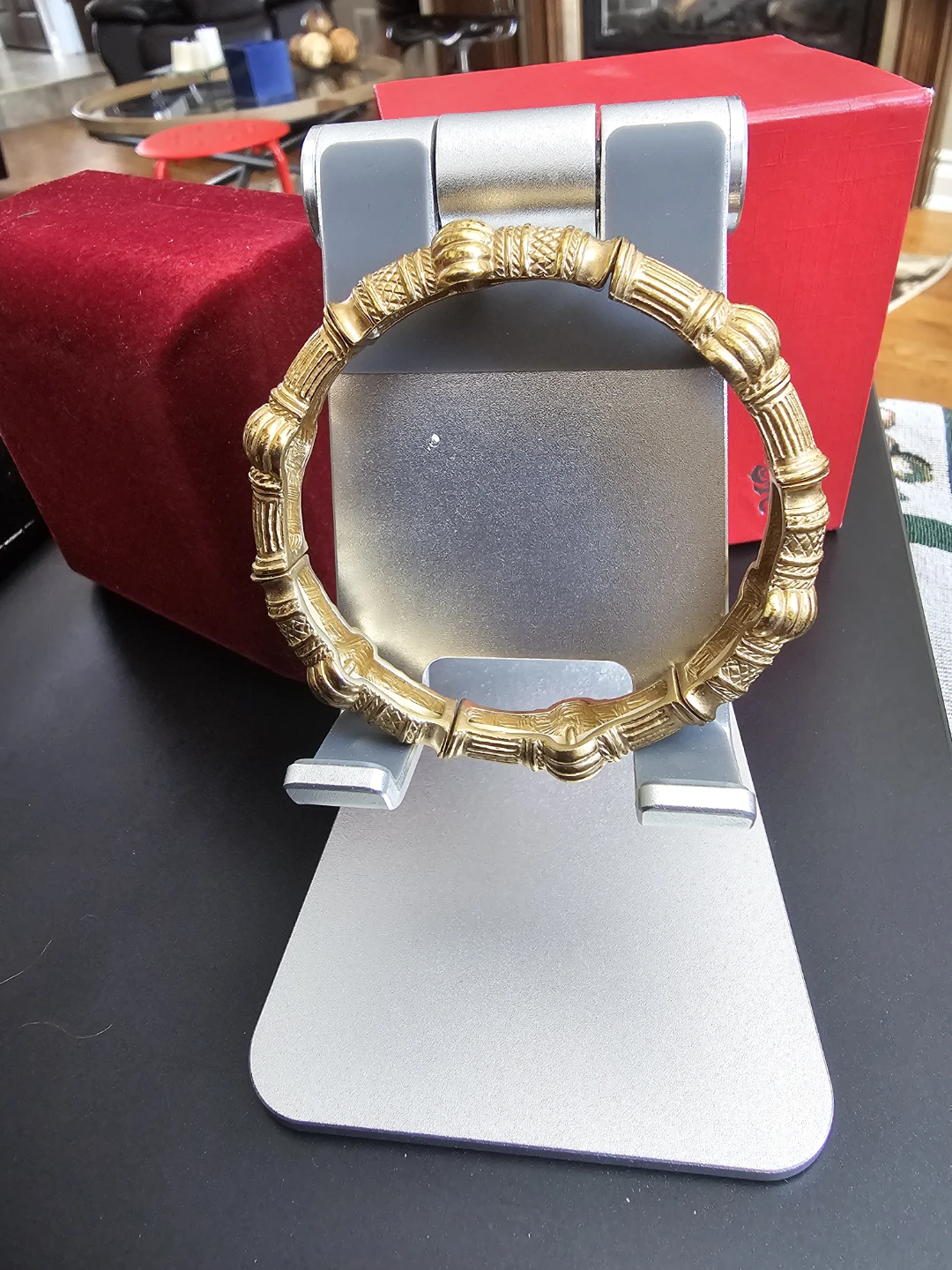 Gold Tone Bangle Bracelet