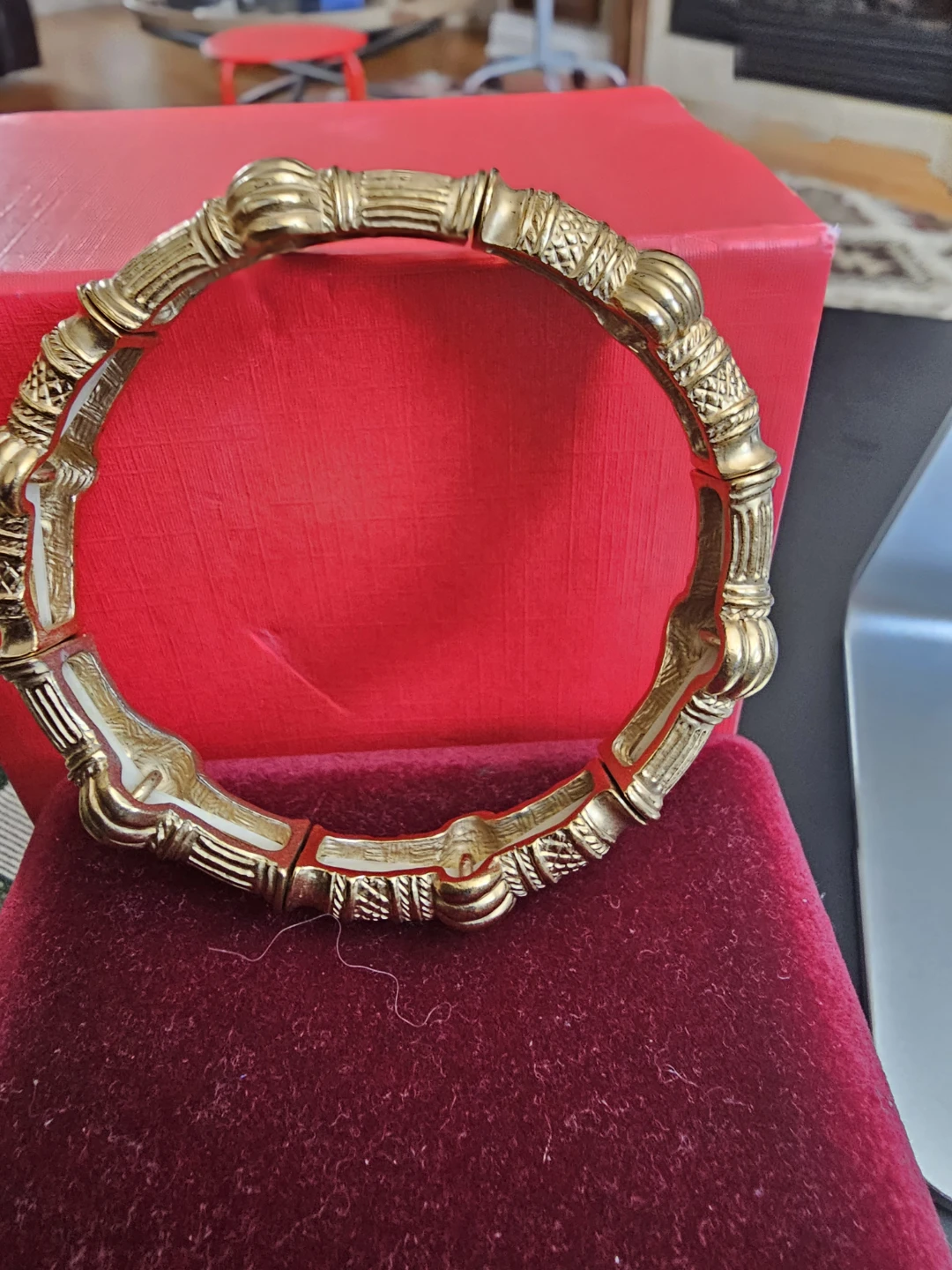 Gold Tone Bangle Bracelet - photo 3