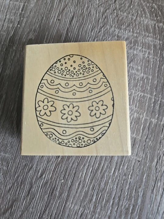 Easter Egg & Bunny Rubber Stamps