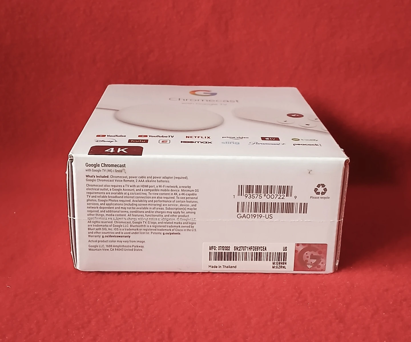 Google Chromecast with Google TV - 4K *NEW* - photo 5