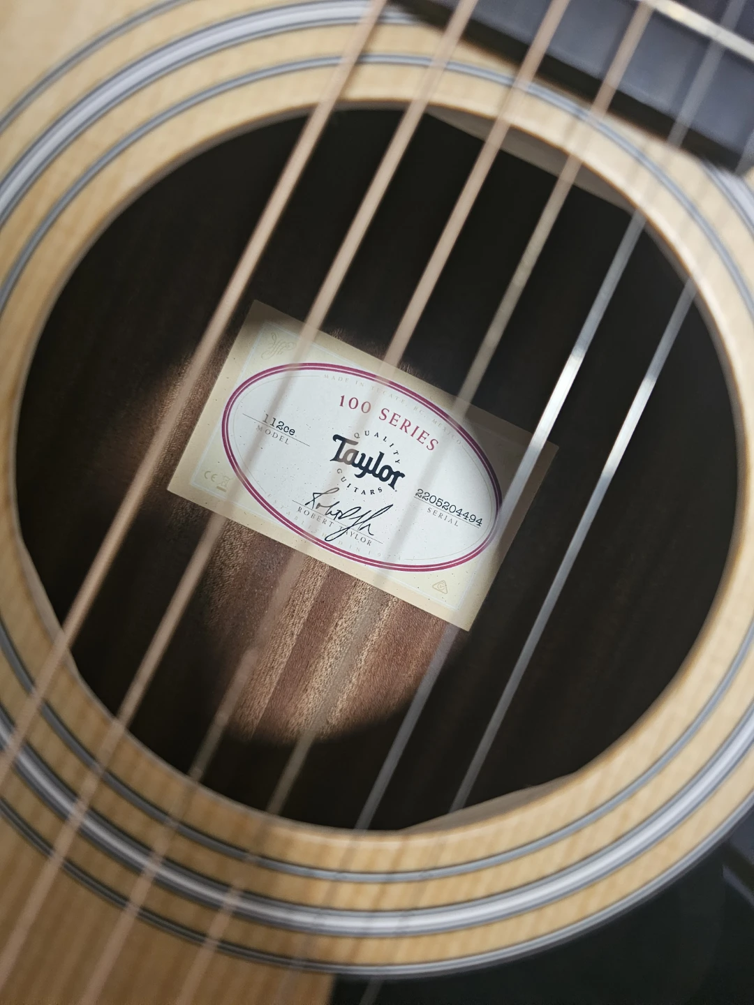 Taylor 112ce Acoustic Guitar - photo 2