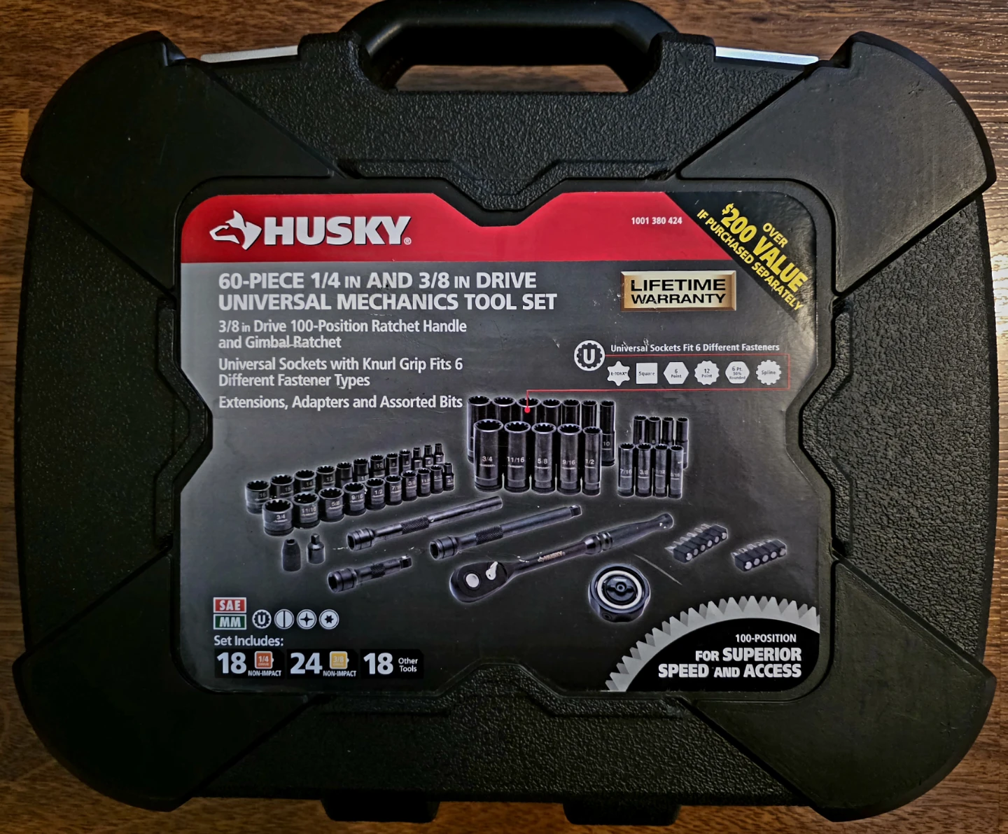 Husky 60-Piece Universal Mechanics Tool Set (H10060MTS)
