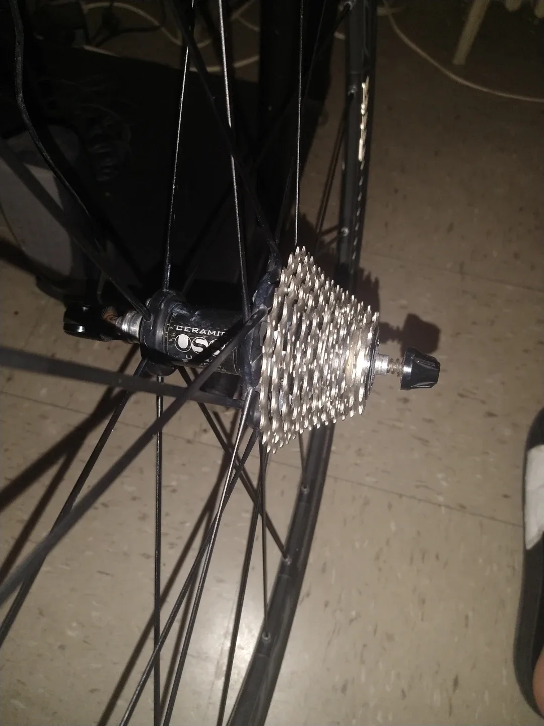 Fulcrum zero nite clincher wheels 700c, with extra image indicator(3)