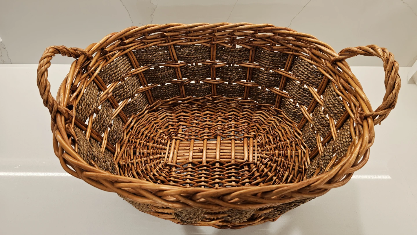 Wicker Basket with Handles - photo 4