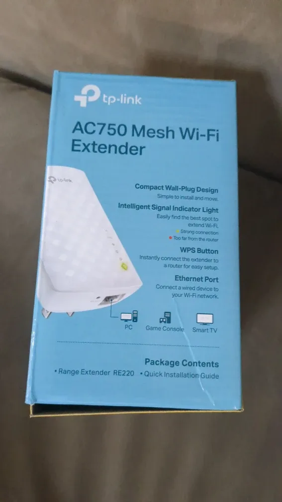 99% New TP-Link AC750 Mesh Wi-Fi Extender image indicator(4)