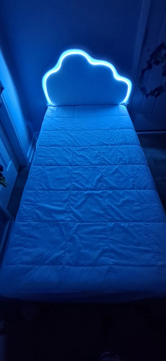 Cloud Toddler Bed with LED Light - photo 3