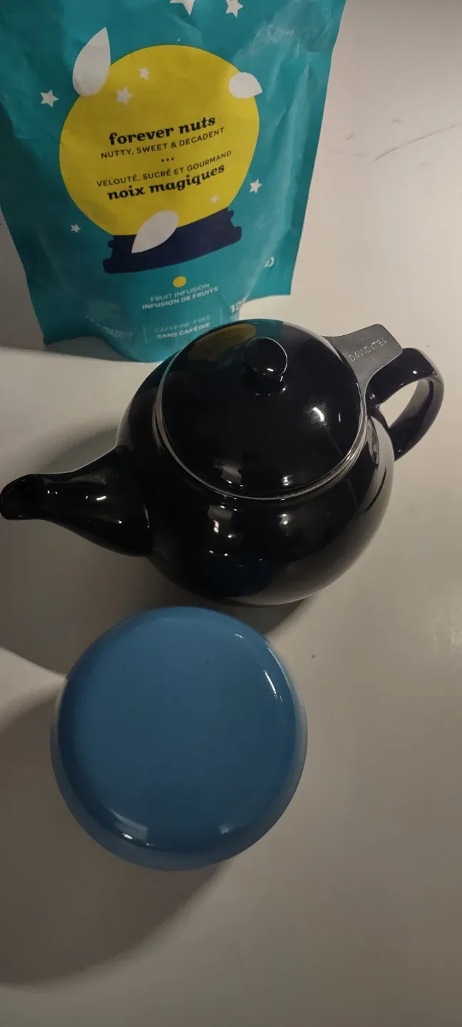 (NEW) DAVIDsTEA  Teapot with Infuser & two Tea stand #Cleanout