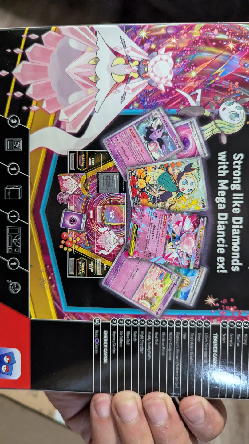 *SEALED* Pokemon TCG Mega Diance EX Mega Battle Deck - photo 2