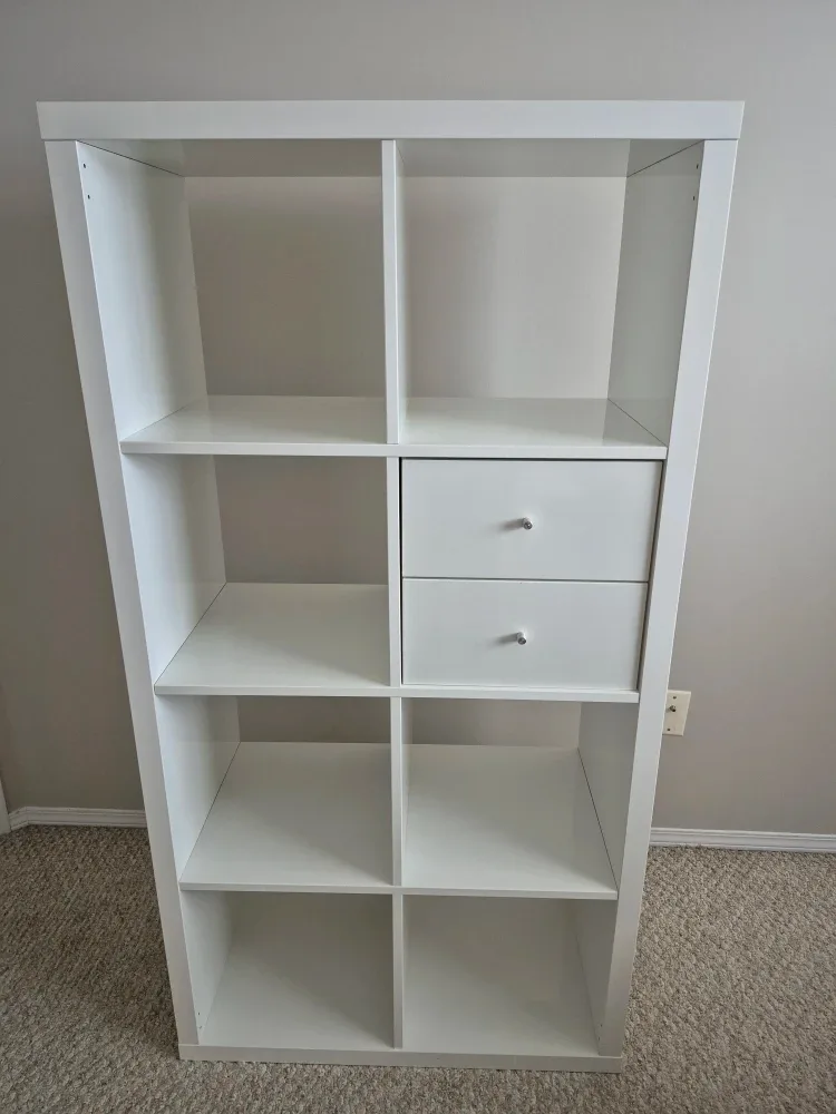 IKEA Kallax Shelf Unit with Inserts - White image indicator(2)
