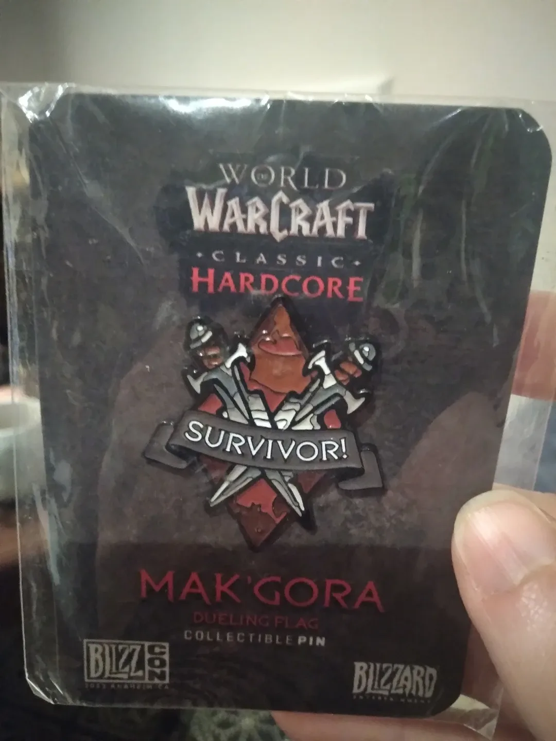 World of Warcraft Mak'Gora Dueling Flag Collectible Pin